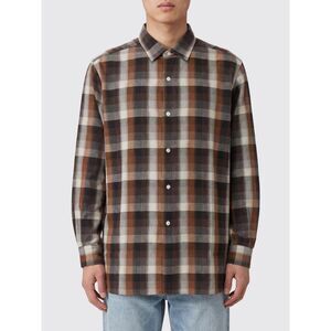 Nanamica Men Checked Cotton Blend Shirt Nanamica